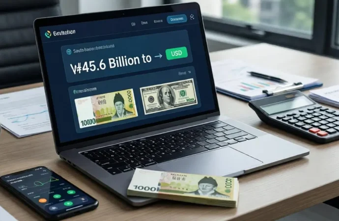 45.6 billion won to USD: Dollar Value Explained
